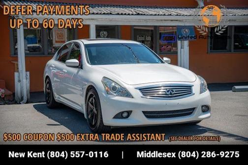 Moonlight White 2015 INFINITI Q40 Base