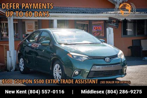 2015 Toyota Corolla LE ECO Plus