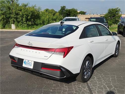 White 2026 Hyundai ELANTRA HEV Blue