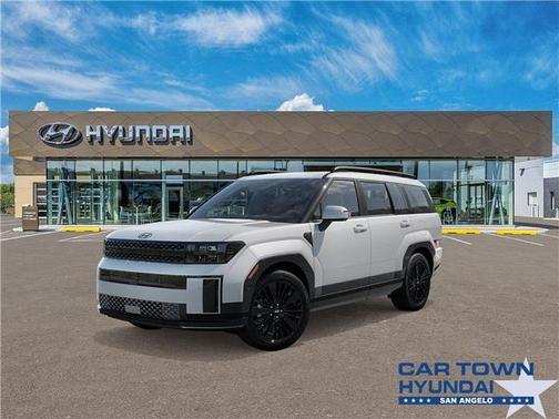 White 2026 Hyundai SANTA FE HEV Calligraphy