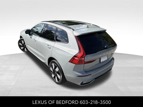 Vapour Grey Metallic 2025 Volvo XC60 Plug-In Hybrid Plus, T8 AWD Electric/Gasoline, Dark