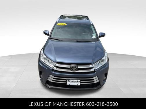 Shoreline Blue Pearl 2018 Toyota Highlander XLE
