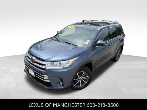 Shoreline Blue Pearl 2018 Toyota Highlander XLE