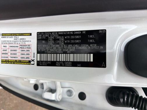 Eminent White Pearl 2025 Lexus RX 350h Premium Plus