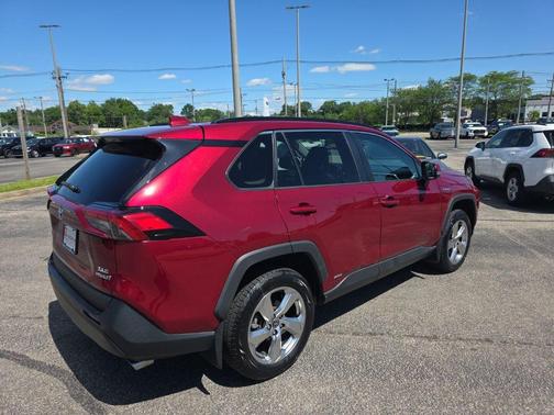 Ruby Flare Pearl 2021 Toyota RAV4 Hybrid XLE Premium
