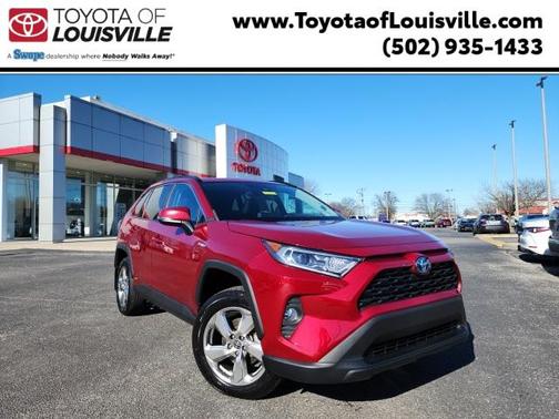 Ruby Flare Pearl 2021 Toyota RAV4 Hybrid XLE Premium