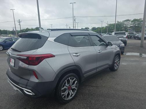 Steel Gray 2021 Kia Seltos SX Turbo