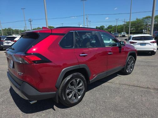 Ruby Flare Pearl 2025 Toyota RAV4 Hybrid Limited