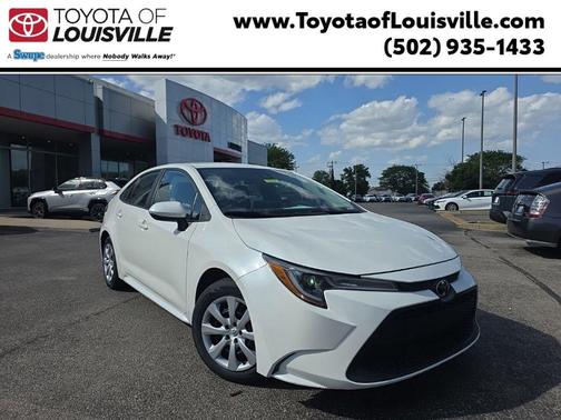 Blizzard Pearl 2021 Toyota Corolla LE