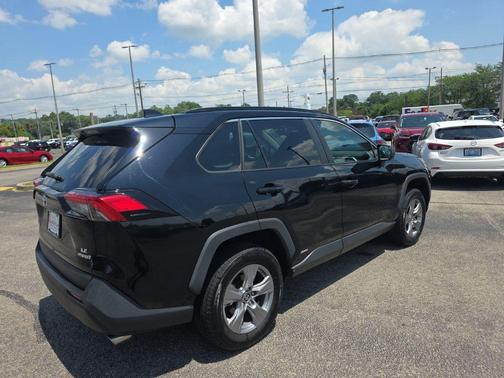 Midnight Black Metallic 2023 Toyota RAV4 Hybrid LE