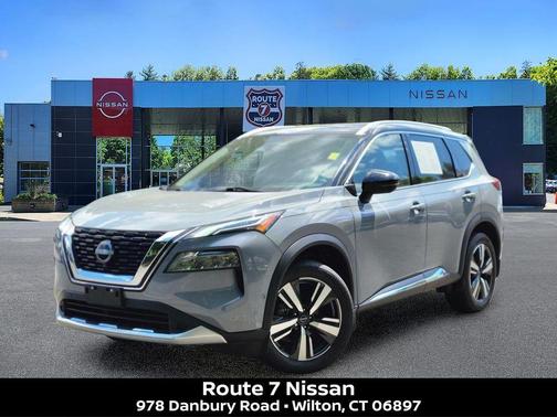 2 Tone Gray / Black Roof 2023 Nissan Rogue Platinum