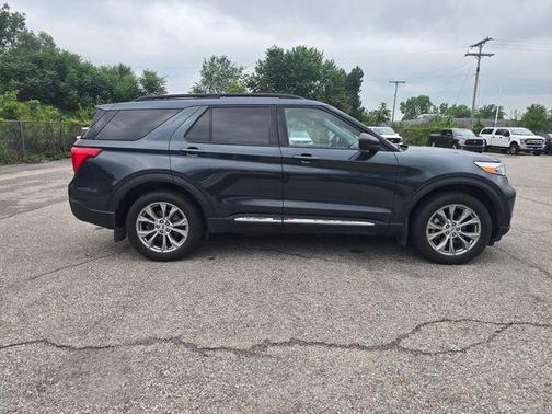 Blue Metallic 2023 Ford Explorer XLT