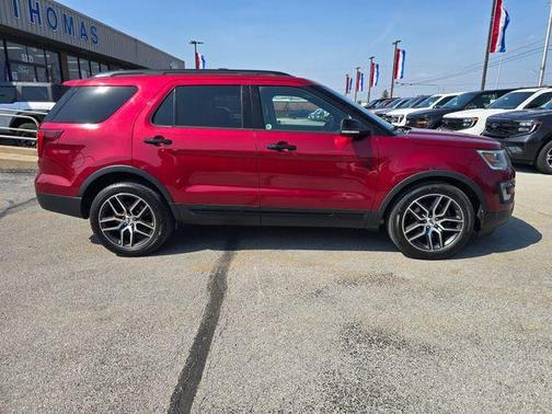 Ruby Red 2017 Ford Explorer sport