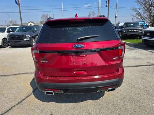 Ruby Red 2017 Ford Explorer sport