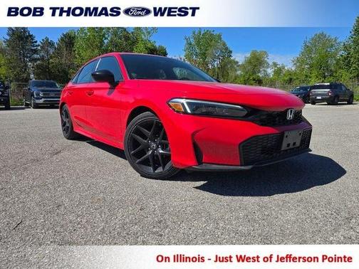 Red 2025 Honda Civic Sport