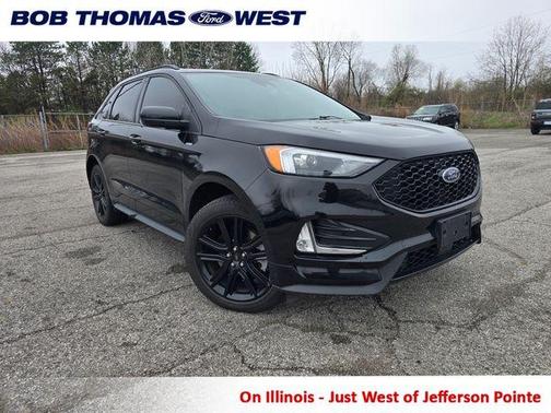 Agate Black Metallic 2022 Ford Edge ST Line