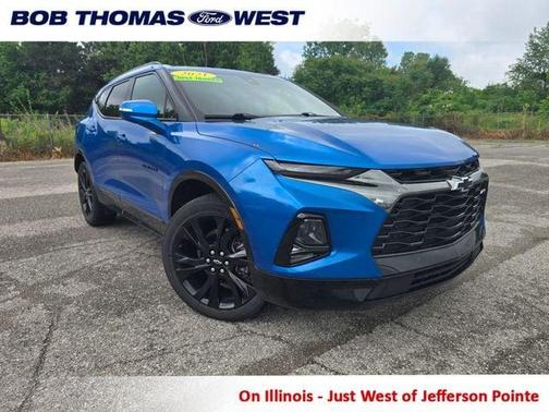 Bright Blue Metallic 2021 Chevrolet Blazer RS