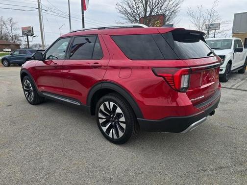 Rapid Red Metallic Tinted Clearcoat 2026 Ford Explorer Platinum