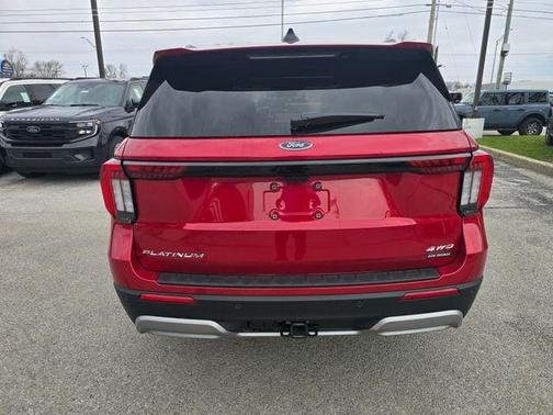 Rapid Red Metallic Tinted Clearcoat 2026 Ford Explorer Platinum