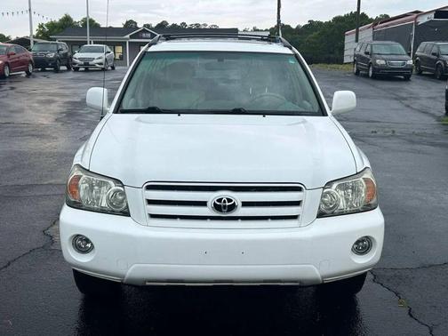 Crystal White 2007 Toyota Highlander Sport