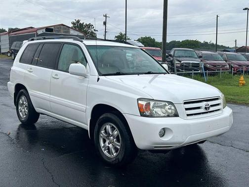 Crystal White 2007 Toyota Highlander Sport
