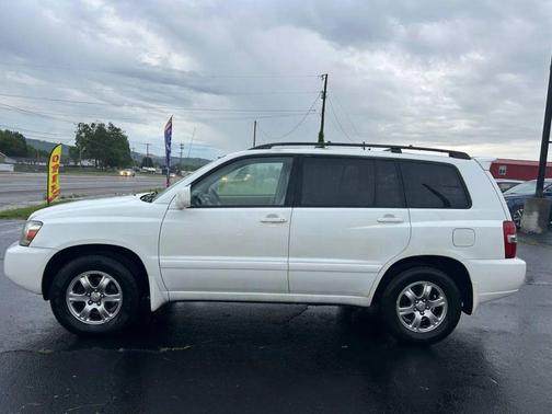 Crystal White 2007 Toyota Highlander Sport