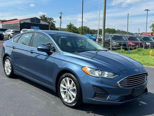 Blue 2019 Ford Fusion SE