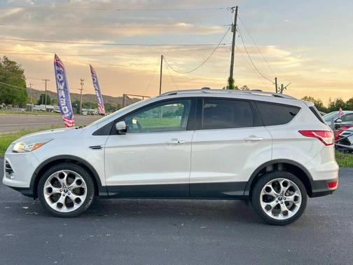 White Platinum Tricoat 2013 Ford Escape Titanium