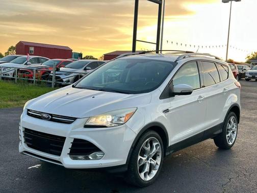 White Platinum Tricoat 2013 Ford Escape Titanium