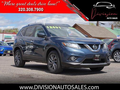 Arctic Blue Metallic 2016 Nissan Rogue SL
