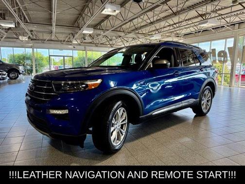 ATLAS BLUE METALLIC 2023 Ford Explorer XLT