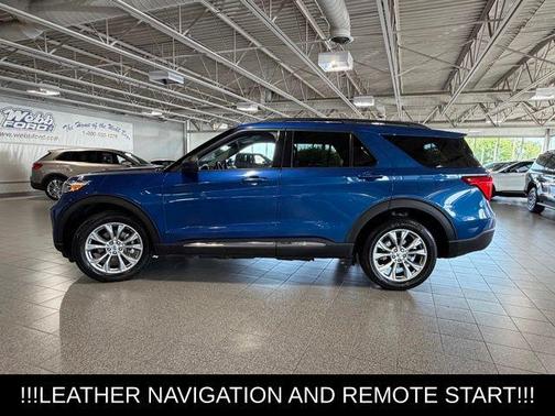 ATLAS BLUE METALLIC 2023 Ford Explorer XLT
