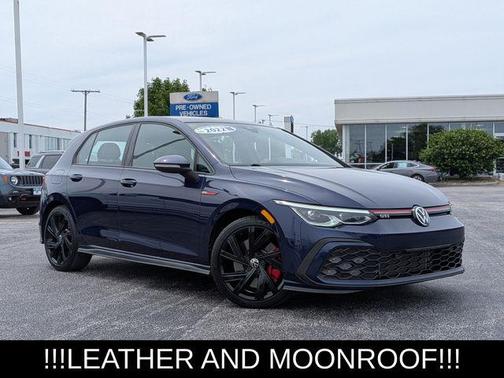 Atlantic Blue Metallic 2022 Volkswagen Golf GTI 2.0T SE DSG
