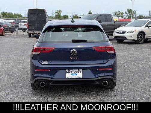Atlantic Blue Metallic 2022 Volkswagen Golf GTI 2.0T SE DSG