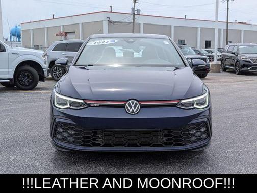 Atlantic Blue Metallic 2022 Volkswagen Golf GTI 2.0T SE DSG