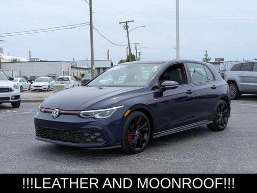 Atlantic Blue Metallic 2022 Volkswagen Golf GTI 2.0T SE DSG