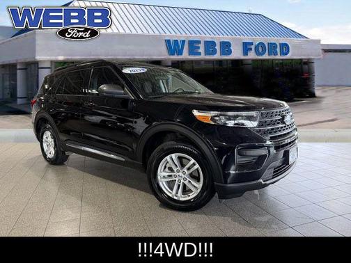 AGATE BLACK METALLIC 2023 Ford Explorer XLT