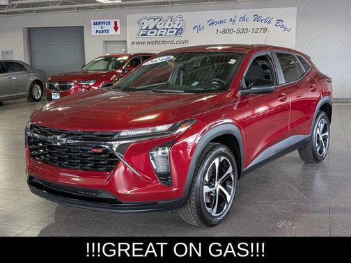 Crimson Metallic 2024 Chevrolet Trax FWD 1RS