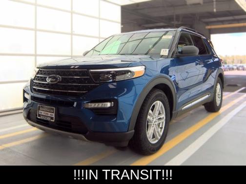 Atlas Blue Metallic 2021 Ford Explorer Base