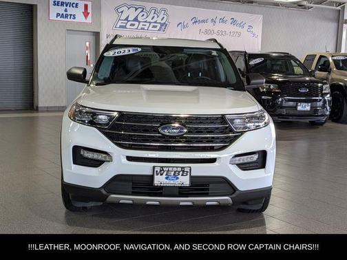 OXFORD WHITE 2023 Ford Explorer XLT