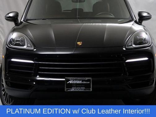 Black Metallic 2023 Porsche Cayenne Platinum Edition