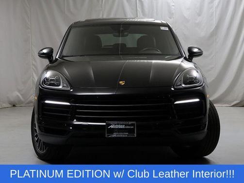 Black Metallic 2023 Porsche Cayenne Platinum Edition