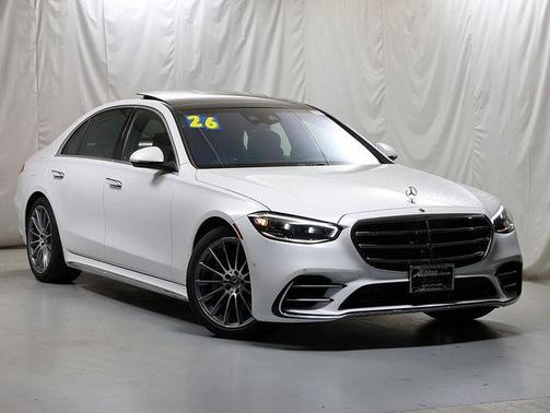 MANUFAKTUR Moonlight White Metallic 2026 Mercedes-Benz S-Class Base