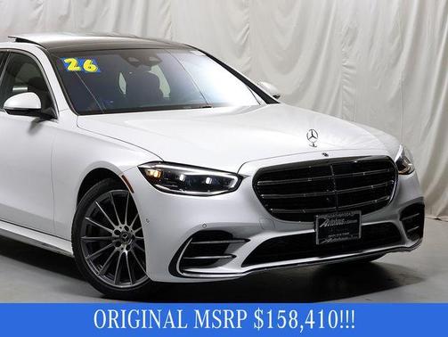 MANUFAKTUR Moonlight White Metallic 2026 Mercedes-Benz S-Class Base