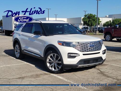 Black Metallic 2021 Ford Explorer Platinum