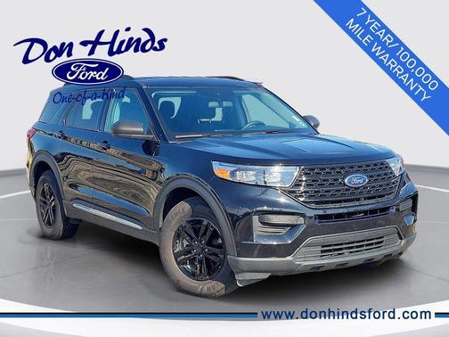 Black Metallic 2023 Ford Explorer XLT