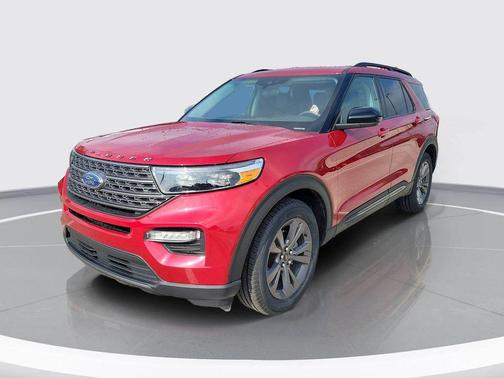 Red Metallic 2024 Ford Explorer XLT