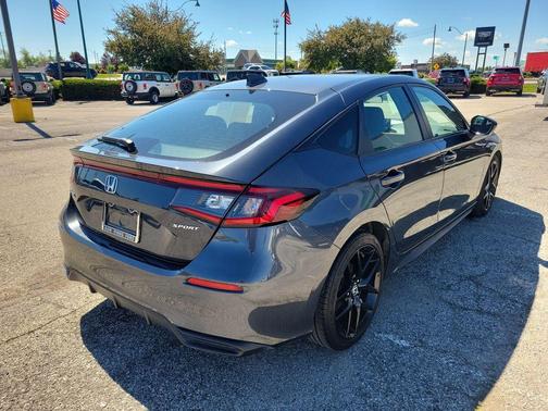 Blue 2025 Honda Civic Sport