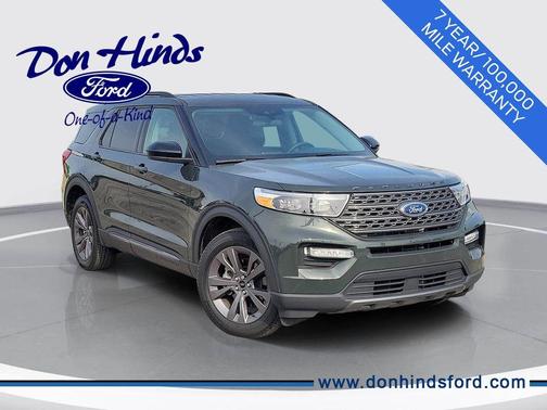 Green Metallic 2023 Ford Explorer XLT
