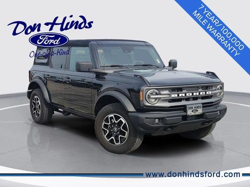 Shadow Black 2022 Ford Bronco Big Bend